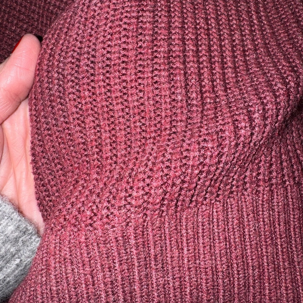 Lululemon Athletica Maroon Knit Cardigan - Picture 4 of 8